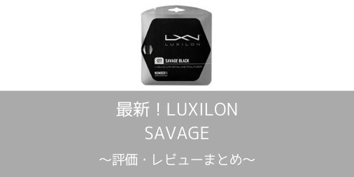 【LUXILON】SAVAGE(サベージ)の評価・レビューまとめ【インプレ】